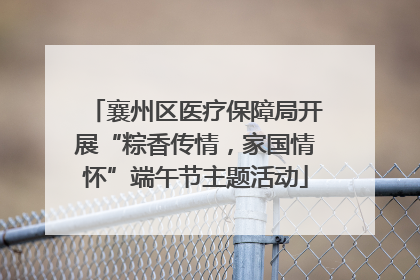 襄州区医疗保障局开展“粽香传情，家国情怀”端午节主题活动