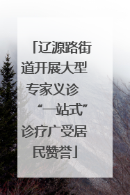 辽源路街道开展大型专家义诊 “一站式”诊疗广受居民赞誉