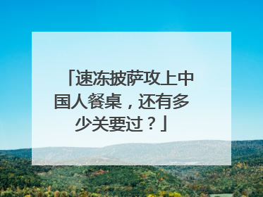 速冻披萨攻上中国人餐桌，还有多少关要过？