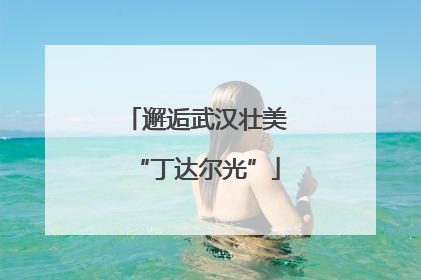 邂逅武汉壮美“丁达尔光”