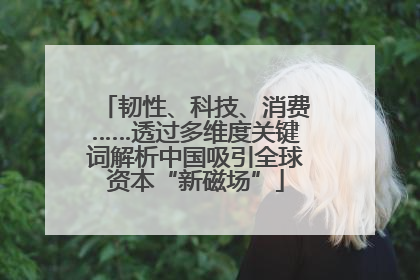 韧性、科技、消费……透过多维度关键词解析中国吸引全球资本“新磁场”
