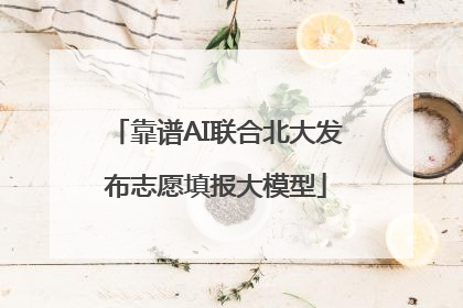 靠谱AI联合北大发布志愿填报大模型