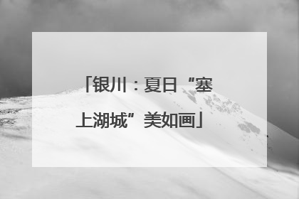 银川：夏日“塞上湖城”美如画