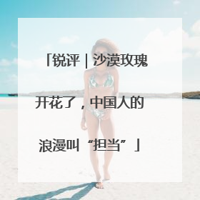 锐评｜沙漠玫瑰开花了，中国人的浪漫叫“担当”