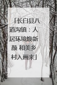 长白县八道沟镇：人居环境焕新颜 和美乡村入画来
