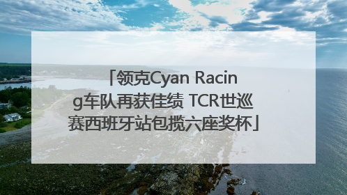 领克Cyan Racing车队再获佳绩 TCR世巡赛西班牙站包揽六座奖杯