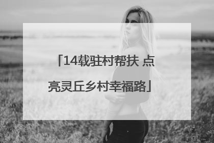 14载驻村帮扶 点亮灵丘乡村幸福路