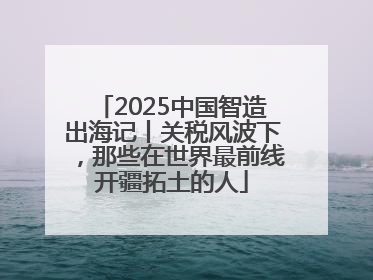 2025中国智造出海记丨关税风波下，那些在世界最前线开疆拓土的人