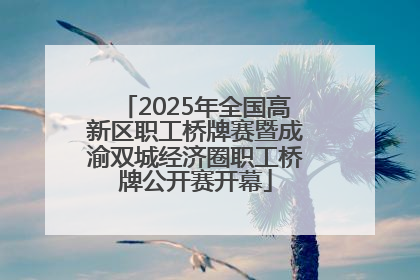 2025年全国高新区职工桥牌赛暨成渝双城经济圈职工桥牌公开赛开幕