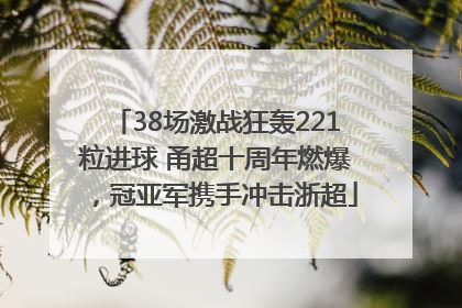 38场激战狂轰221粒进球 甬超十周年燃爆，冠亚军携手冲击浙超